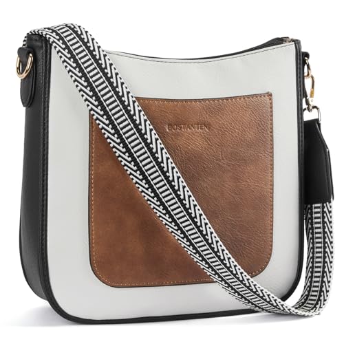 BOSTANTEN Vegan Leather Crossbody Shoulder Handbags for Women