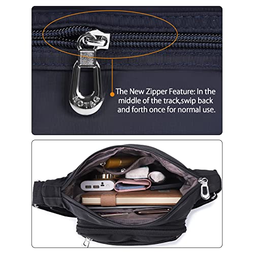 NOTAG Waterproof Crossbody Shoulder Bag, Lightweight Nylon Purse