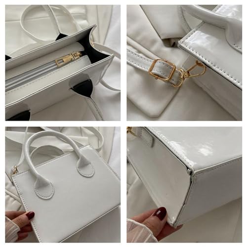 Shiny Green Patent Leather Mini Shoulder Bag