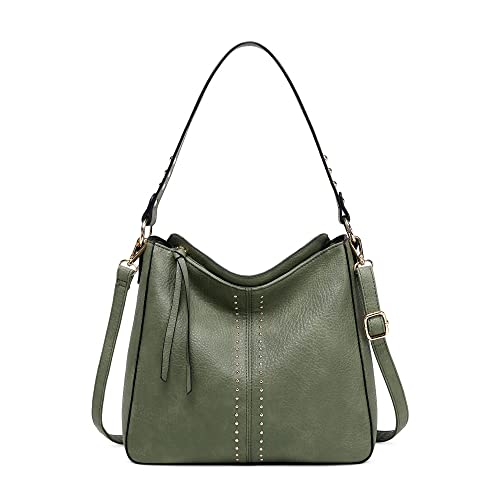Montana West Designer Ladies Hobo Bag Green MWC-128-GN