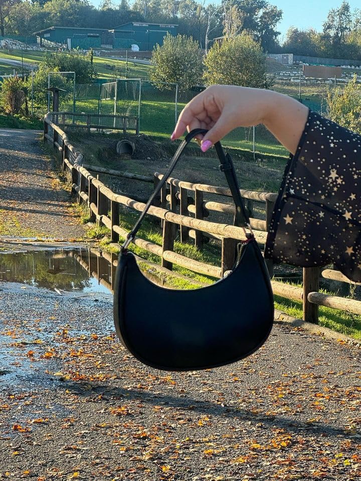 Barabum Retro Classic Clutch Shoulder Tote HandBag - Black