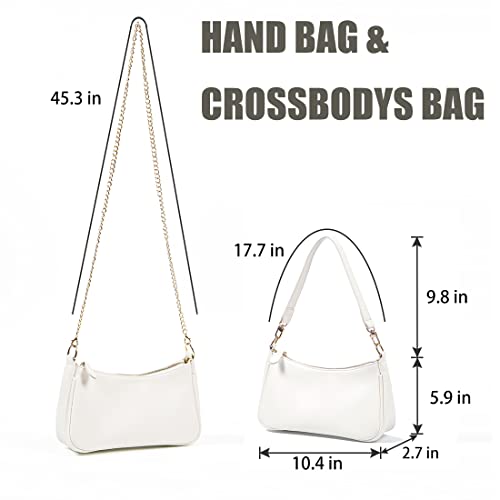 VODIU Clutch Tote Handbag with Removable Straps
