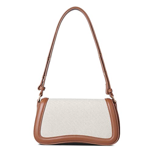CLUCI Small Vegan Leather Shoulder Bag for Women