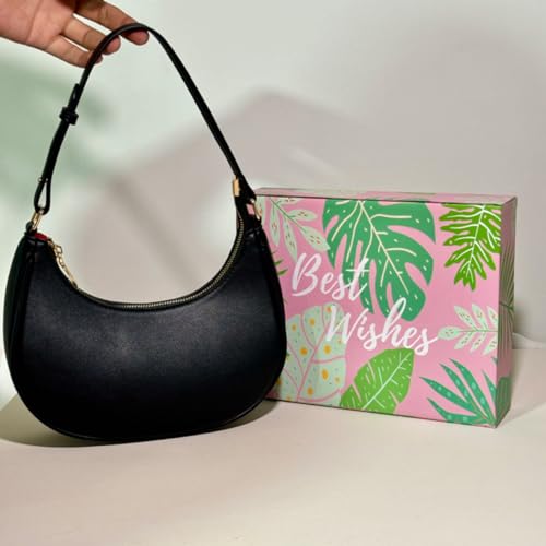 Barabum Retro Classic Clutch Shoulder Tote HandBag - Black