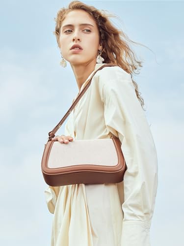 CLUCI Small Vegan Leather Shoulder Bag for Women