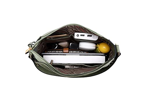 Montana West Designer Ladies Hobo Bag Green MWC-128-GN