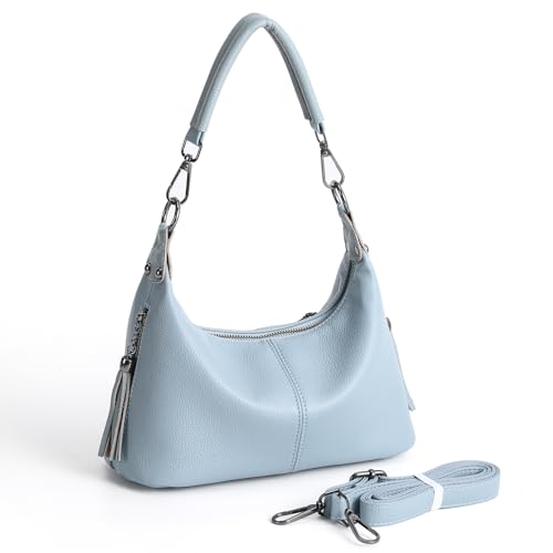 Blue VODIU Hobo Purse Women Crossbody Shoulder Bag