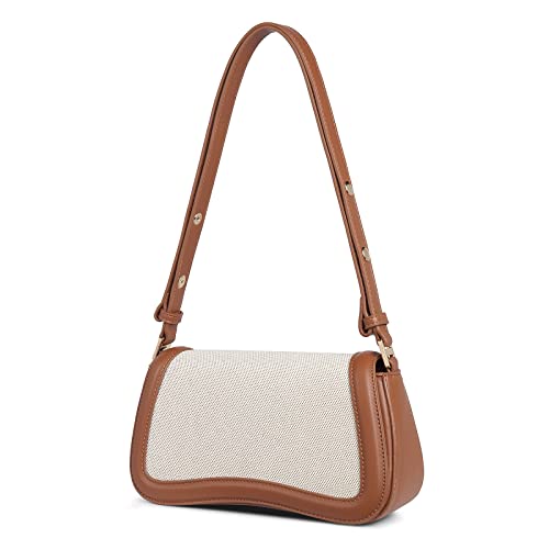 CLUCI Small Vegan Leather Shoulder Bag for Women