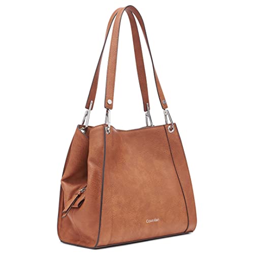 Calvin Klein Reyna Shoulder Bag, Caramel Mix, One Size