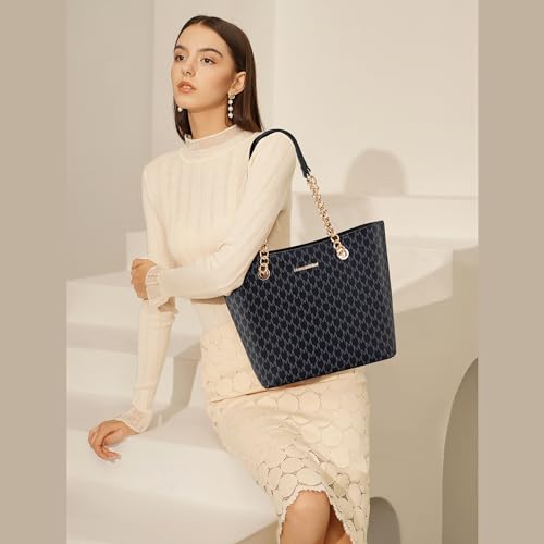 Montana West Tote Handbag with Multiple Pockets