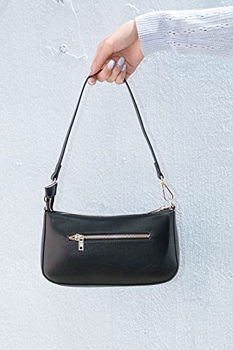 Retro Vegan Leather Shoulder Bag for Women Tote