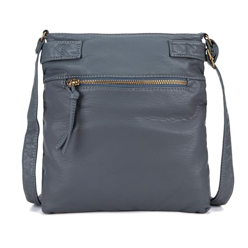 Montana West Leather Crossbody Bag for Women - MWC-A046-JEAN