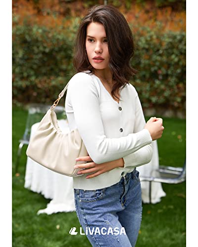Women's Soft PU Leather Shoulder Bag with Pockets