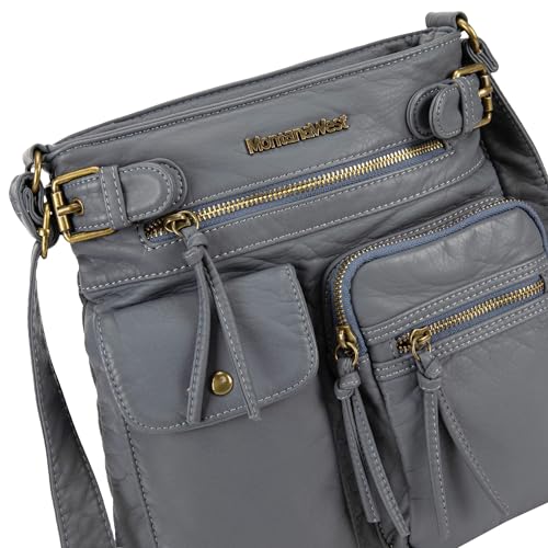 Montana West Leather Crossbody Bag for Women - MWC-A046-JEAN