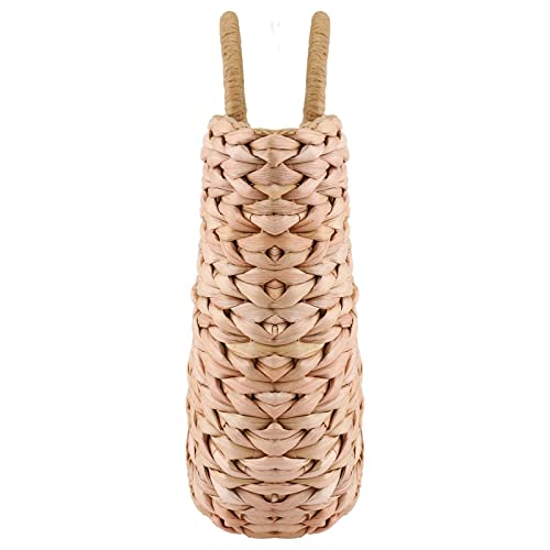 Women's Summer Rattan Hand-woven Top-handle Beach Tote Bag
