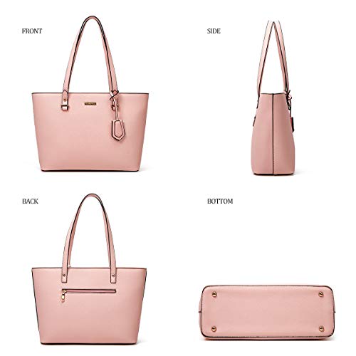 Women's Fashion Handbag Set with Wallet, Tote & Satchel