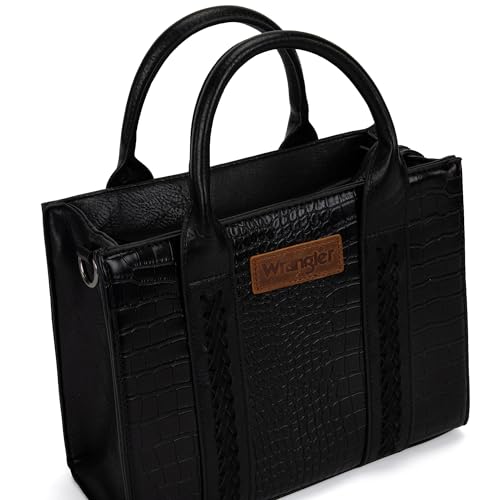 Stylish Wrangler Tote Bag with Top Handle Strap
