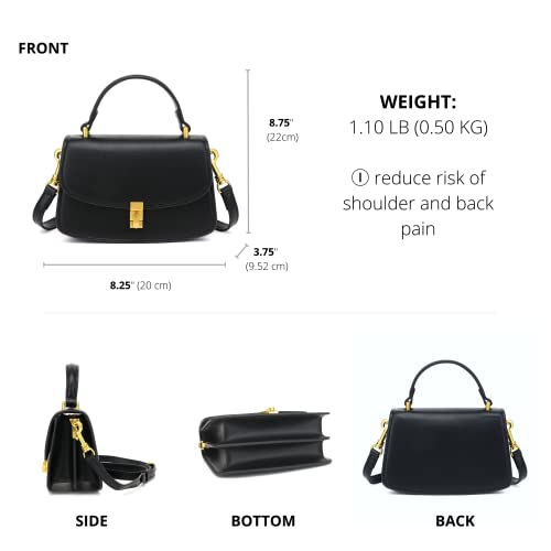 Black Shoulder Bag Crossbody Purse for Women, H211501