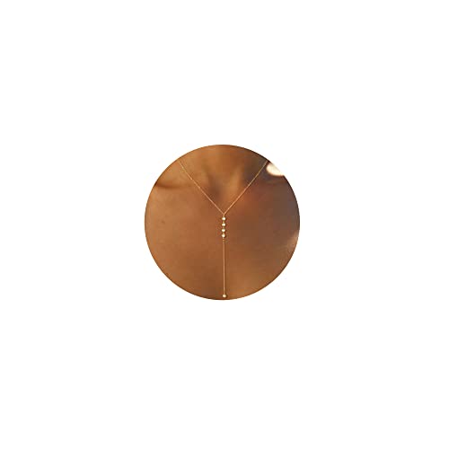 Gold Y Necklace Set for Modern Women Jewelry Trend