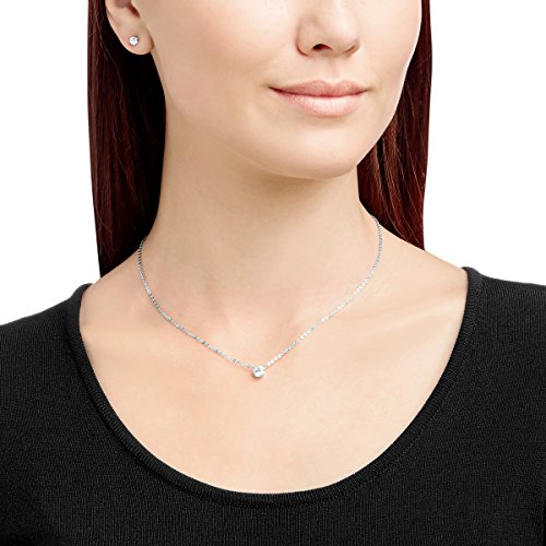 Swarovski Clear Crystal Necklace & Earring Jewelry Set