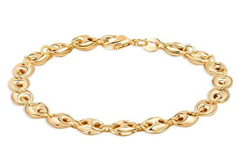 Barzel 18K Gold Plated Mariner Bracelet - Brazil