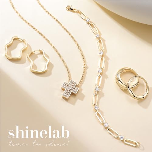 14K Gold Plated Couple Bracelets with CZ Jewelry