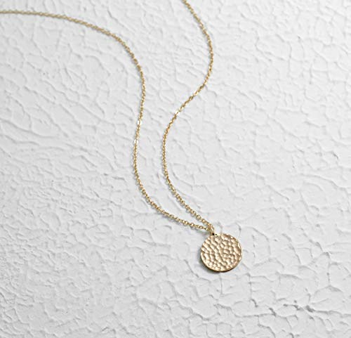 Full Moon Pendant Necklace in 14k Gold Fill