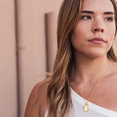 18K Gold Plated Sunburst Pendant Necklace