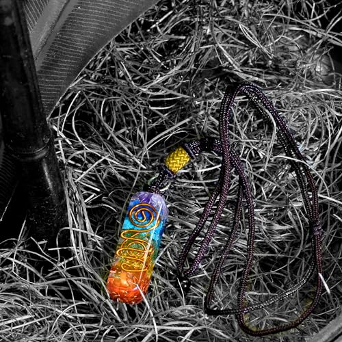 Handmade Orgonite Seven Chakra Pendant Necklace