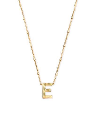 Kendra Scott Gold Letter E Pendant Necklace
