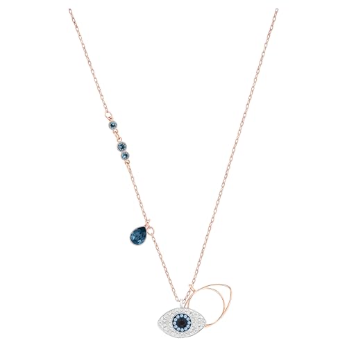 Swarovski Women's Blue Evil Eye Pendant Necklace