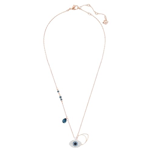 Swarovski Women's Blue Evil Eye Pendant Necklace