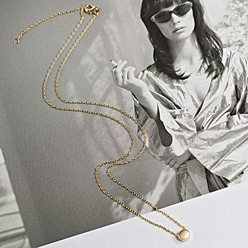 Tiny Dot Pendant Necklace in 14K Gold Plated