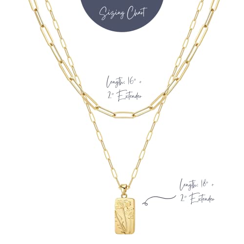 Ava Riley Dainty Gold Flower Pendant Necklace