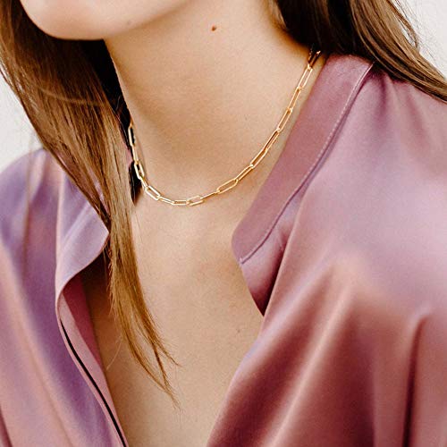 Trendy Gold Hexagon Initial S Necklace for Women