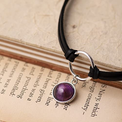 Gothic O Ring Crystal Choker Necklace