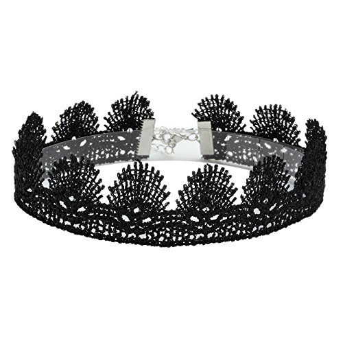 Gothic Lace Choker Necklace Set for Women