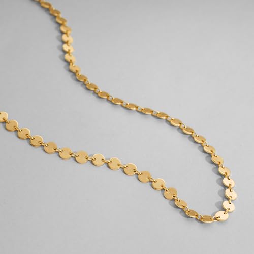 Dremmy Studios Gold Coin Choker Necklace for Women