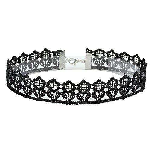 Gothic Lace Choker Necklace Set for Women