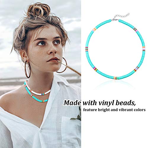 Colorful Beaded Choker Necklace Set for Women