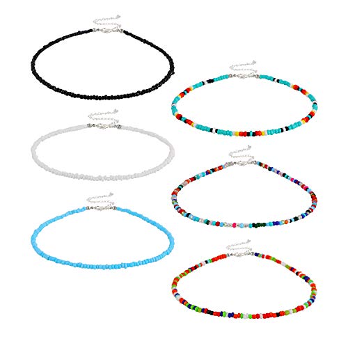 Bohemian Seed Bead Necklace Set for Women