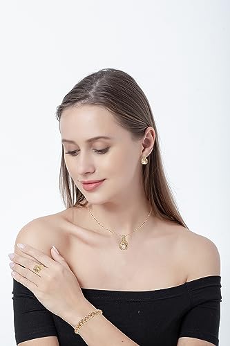 Cubic Zirconia Wedding Jewelry Set for Women