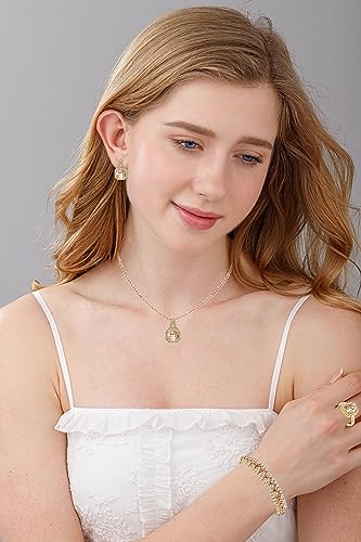 Cubic Zirconia Wedding Jewelry Set for Women