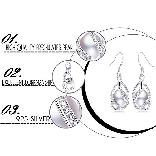 Elegant Natural Freshwater Pearl Jewelry Set for Women