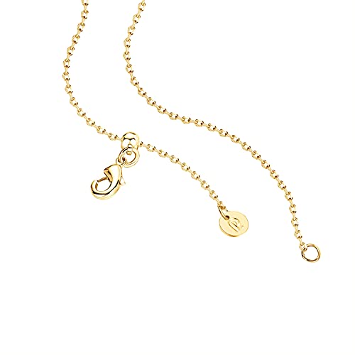 PAVOI 14K Gold Plated Engraved Coin Pendant Necklace