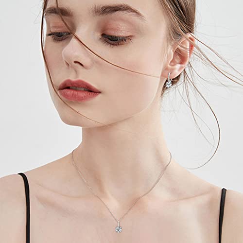 Sterling Silver Wedding Jewelry Set with CZ