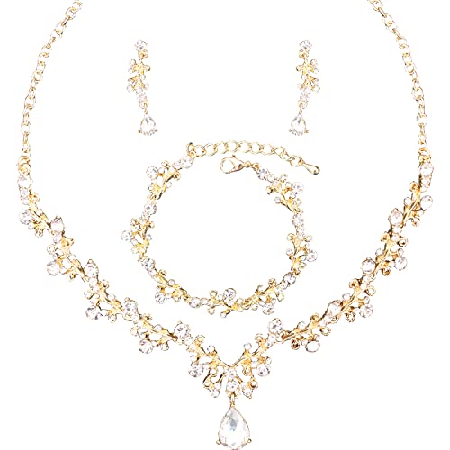 Elegant Austrian Crystal Jewelry Set for Women