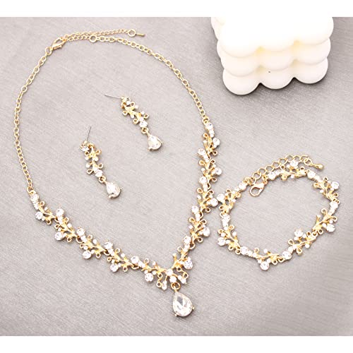 Elegant Austrian Crystal Jewelry Set for Women