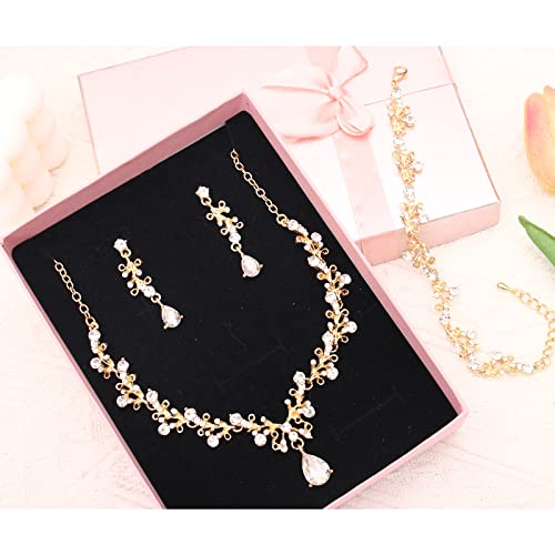 Elegant Austrian Crystal Jewelry Set for Women