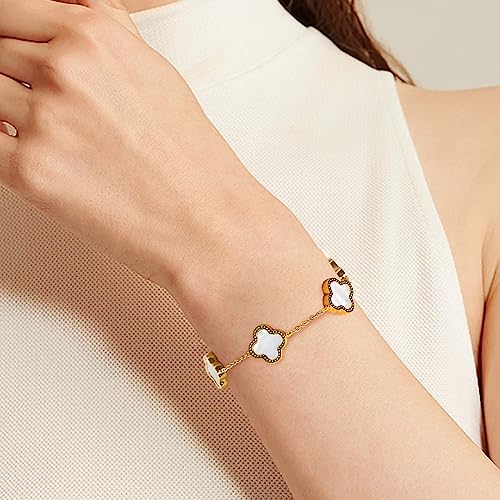 Cute Double-Sided Lucky Clover Jewelry Set